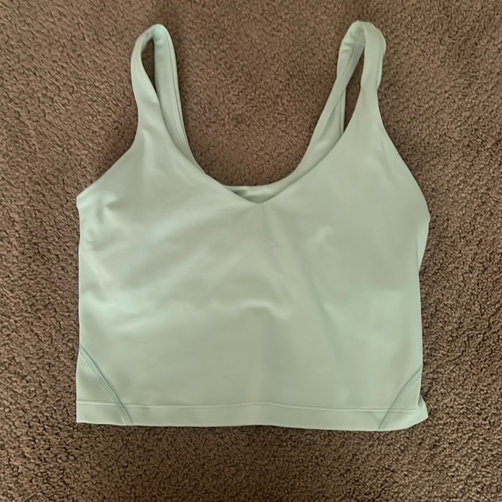 Lululemon mint colored align tank